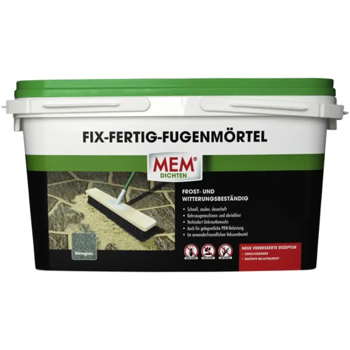 Bild 1 von Fugenmörtel »Fix-Fertig«, gebrauchsfertig, 25 kg, steingrau