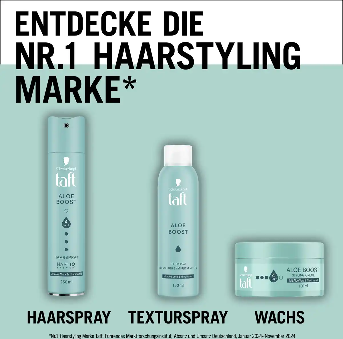 Bild 3 von Taft Haarspray Aloe Boost, 250 ml