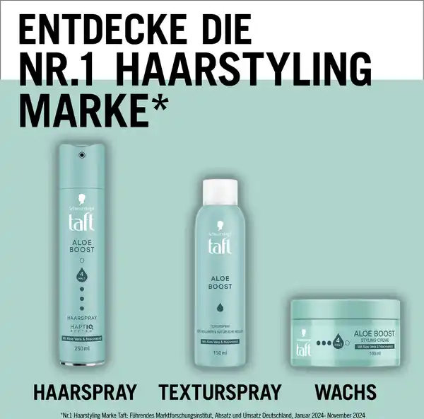 Bild 3 von Taft Haarspray Aloe Boost, 250 ml
