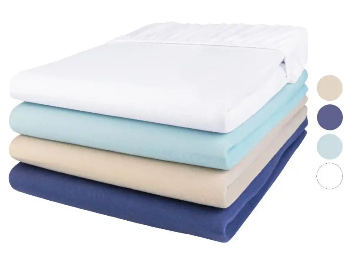Bild 1 von LIVARNO home Jersey-Spannbettlaken, 90-100 x 200 cm