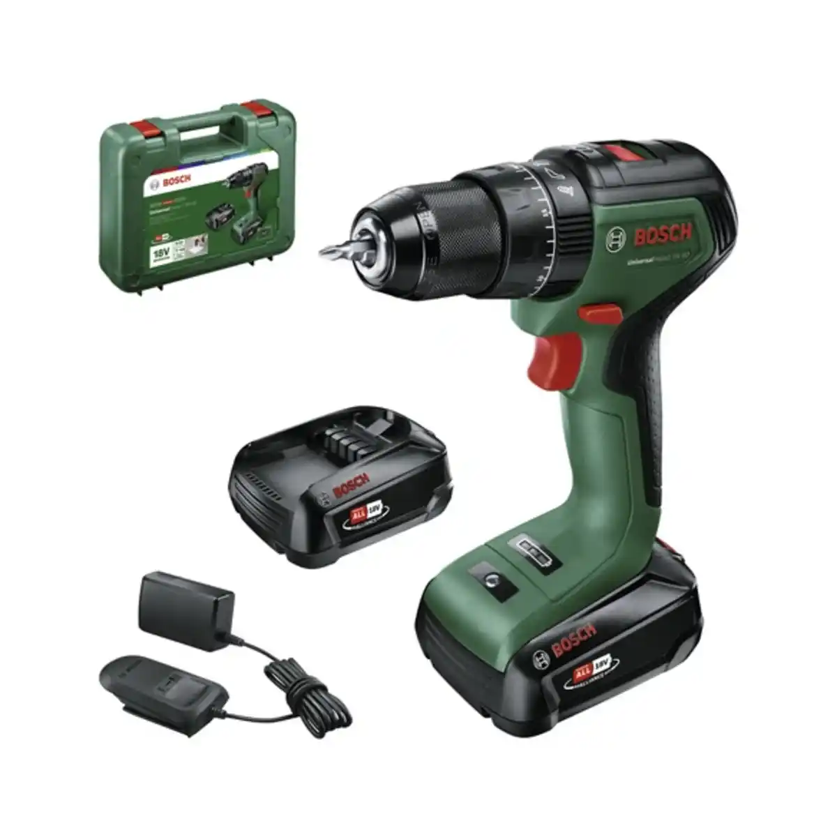 Bild 1 von Akku-Schlagbohrschrauber »UniversalImpact«, 18V-60, inkl. 2,0Ah Akku und Ladegerät