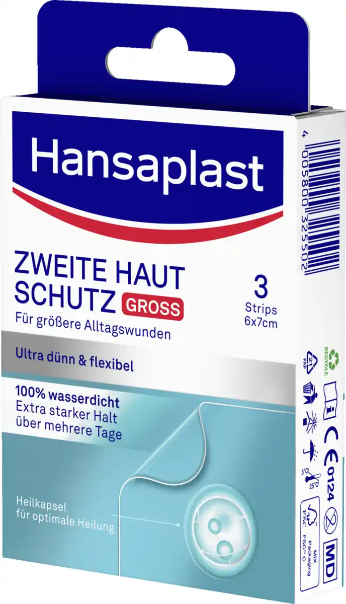 Bild 3 von Hansaplast Zweite Haut Schutz Pflaster Gross