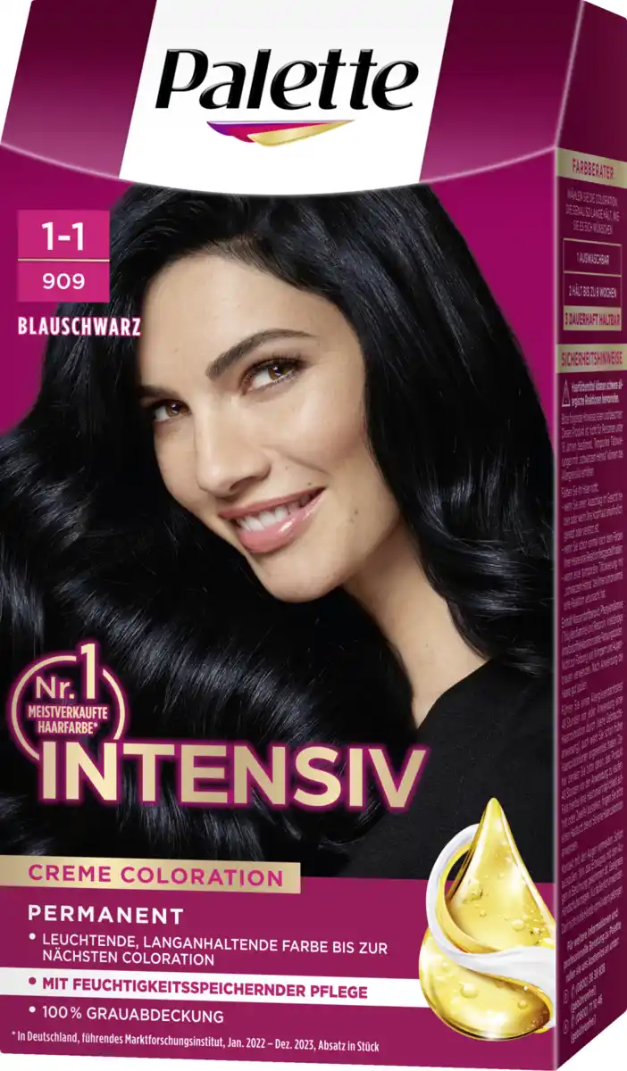 Bild 2 von Poly Palette Intensiv Creme Coloration 1-1909 Blauschwarz