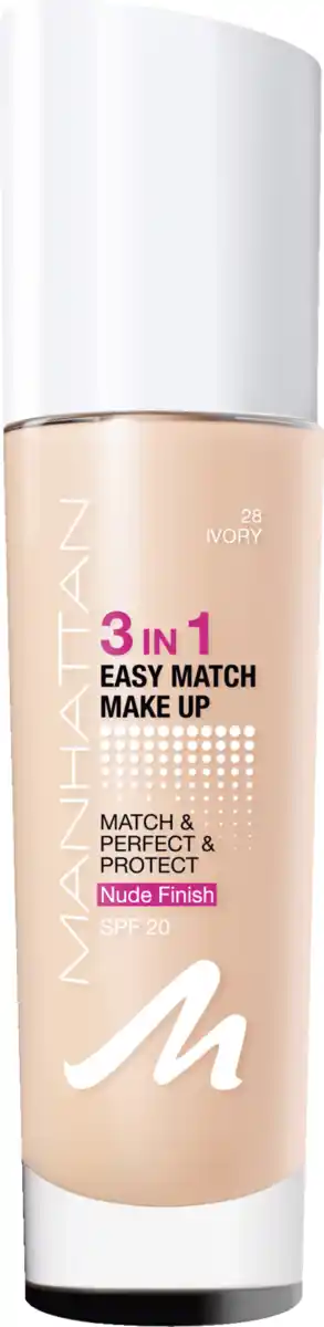 Bild 1 von Manhattan 3in1 Easy Match Make Up 28, 30 ml