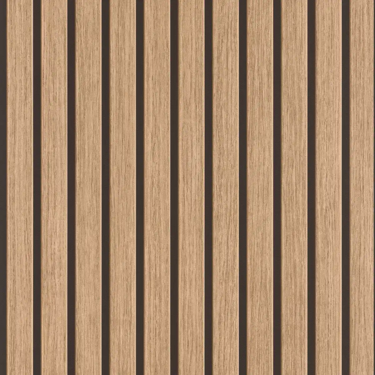 Bild 1 von Tesa x Rasch selbstklebende Tapete Akustikpaneele Optik braun beige 6 x 0,53 m