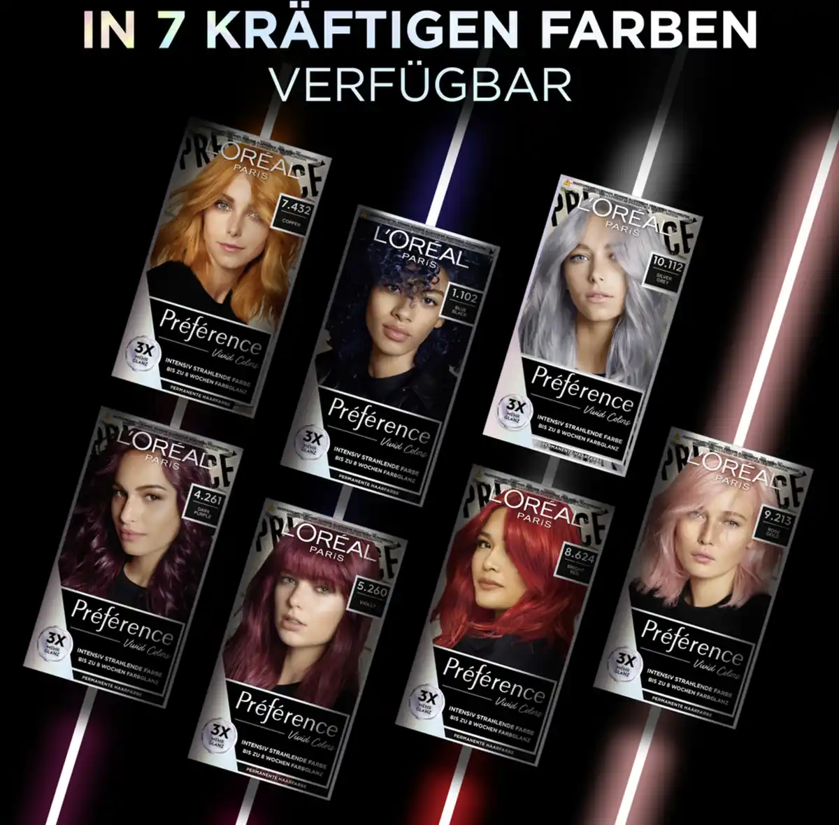 Bild 3 von L’Oréal Paris Préférence Vivid Colors 8.624 Bright Red