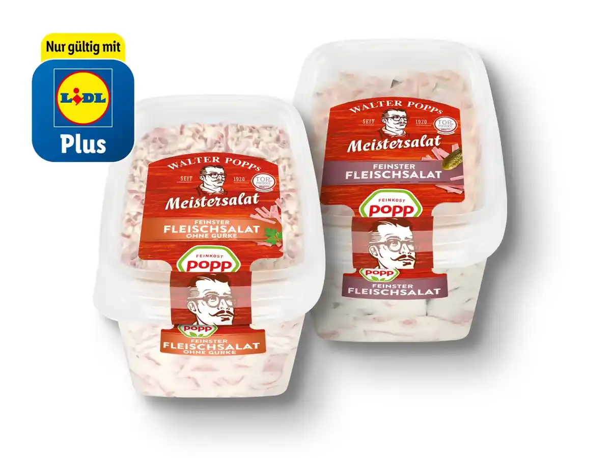 Bild 1 von Popp Fleischsalat,  400 g