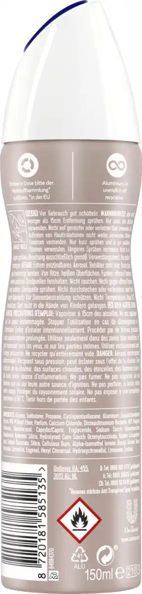 Bild 2 von Rexona Maximum Protection Anti Transpirant Spray Fresh Apple & Rose Scent, 150 ml