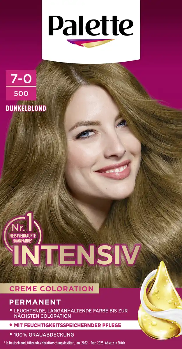 Bild 1 von Poly Palette Intensiv Creme Coloration 7-0500 Dunkelblond