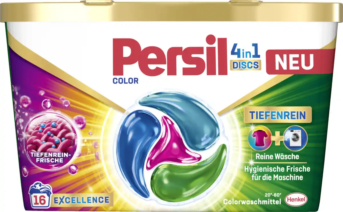 Bild 1 von Persil 4in1 Colorwaschmittel Discs 16 WL