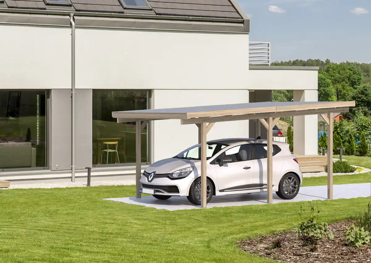 Bild 1 von Einzelcarport Classic 500 x 304 x 236 cm, kesseldruckimprägniert