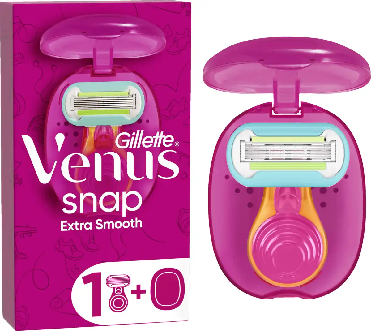 Bild 2 von Gillette Venus Extra Smooth Snap Rasierer mit 1 Klinge