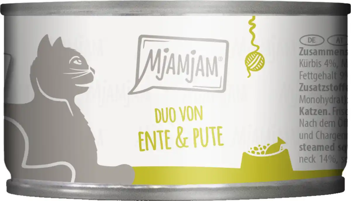 Bild 1 von MjAMjAM DUO von zarter Ente & guter Pute an gedämpftem Kürbis, 100 g