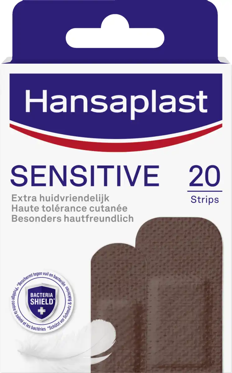 Bild 1 von Hansaplast Sensitive Pflaster Hautton dunkel