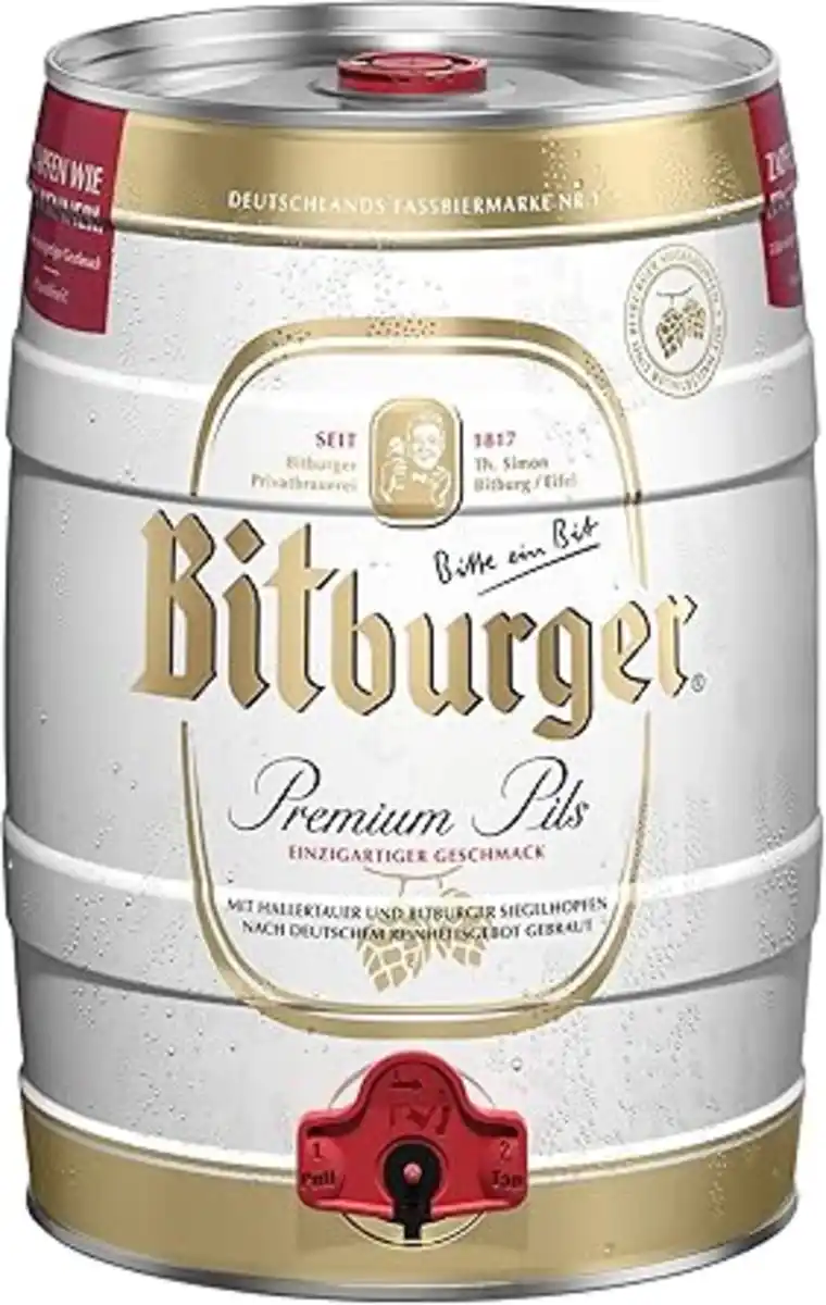 Bild 1 von Bitburger Premium Pils 5L Fass