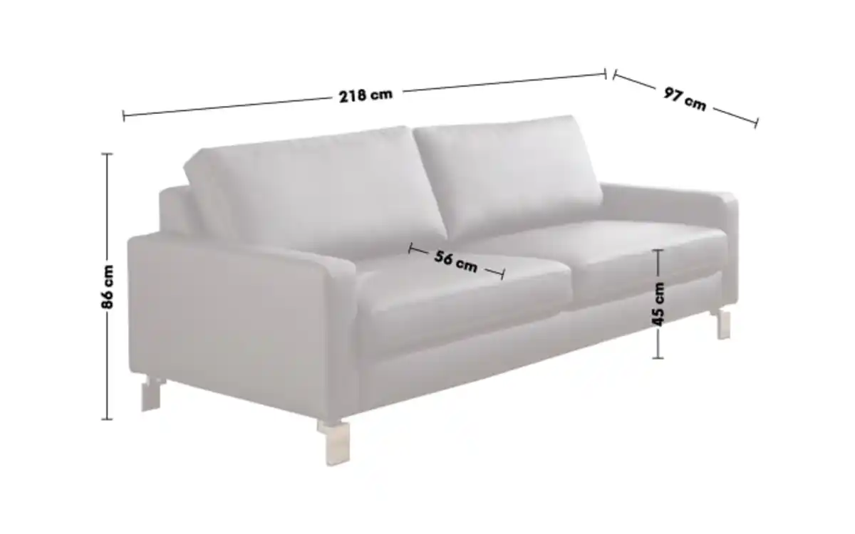 Bild 4 von Candy - Leder Garnitur Chance, schwarz