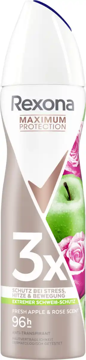 Bild 1 von Rexona Maximum Protection Anti Transpirant Spray Fresh Apple & Rose Scent, 150 ml