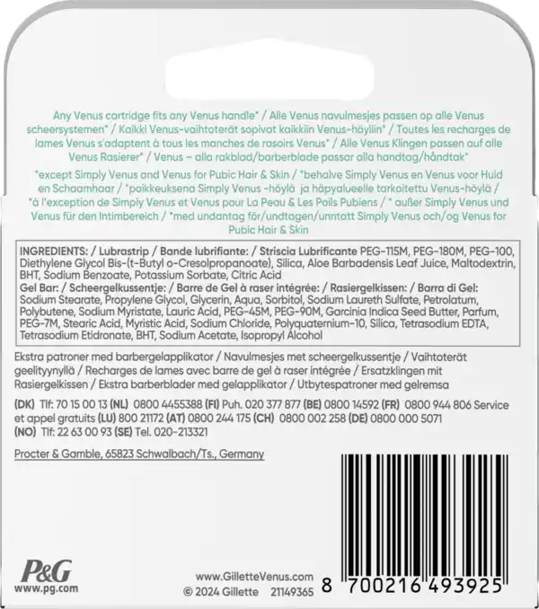 Bild 2 von Gillette Venus Pro Comfortglide Sensitive Klingen