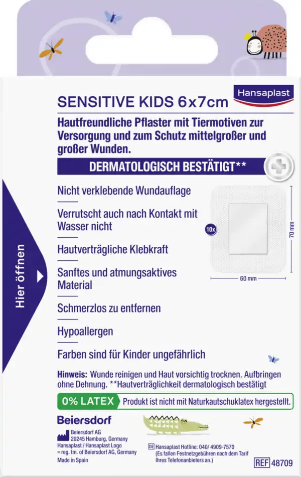 Bild 3 von Hansaplast Kinder Sensitive Wundverband