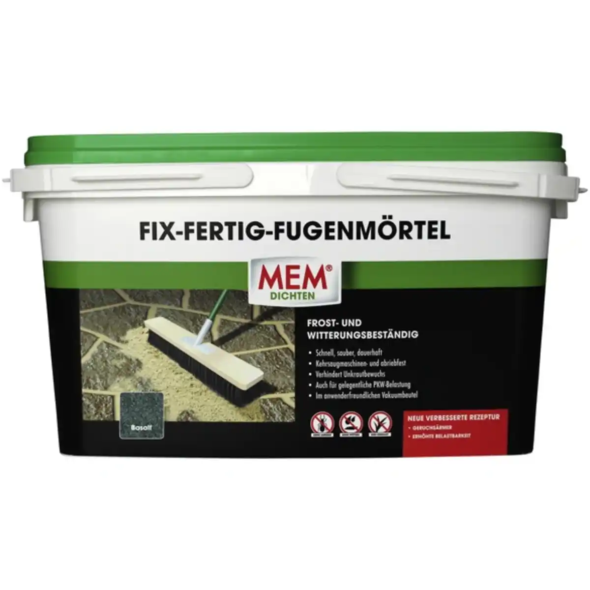 Bild 1 von Fugenmörtel »Fix-Fertig«, gebrauchsfertig, 25 kg, basalt