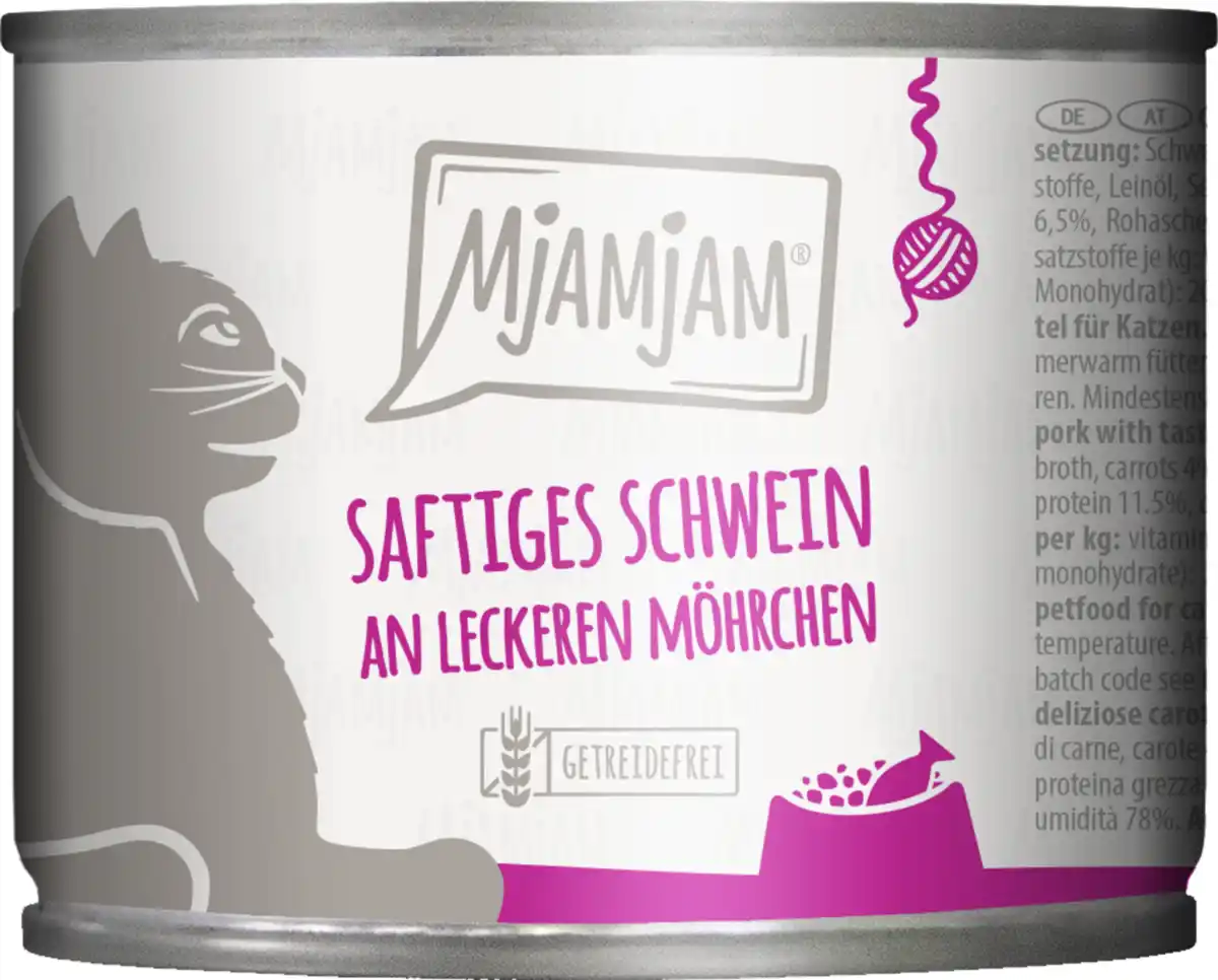 Bild 1 von MjAMjAM Saftiges Schwein an leckeren Möhrchen, 200 g