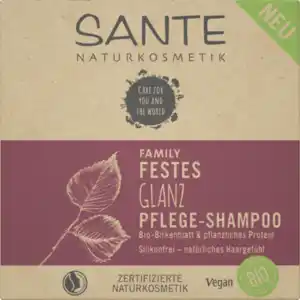 Sante FAMILY Festes Glanz Pflege-Shampoo, 60 g