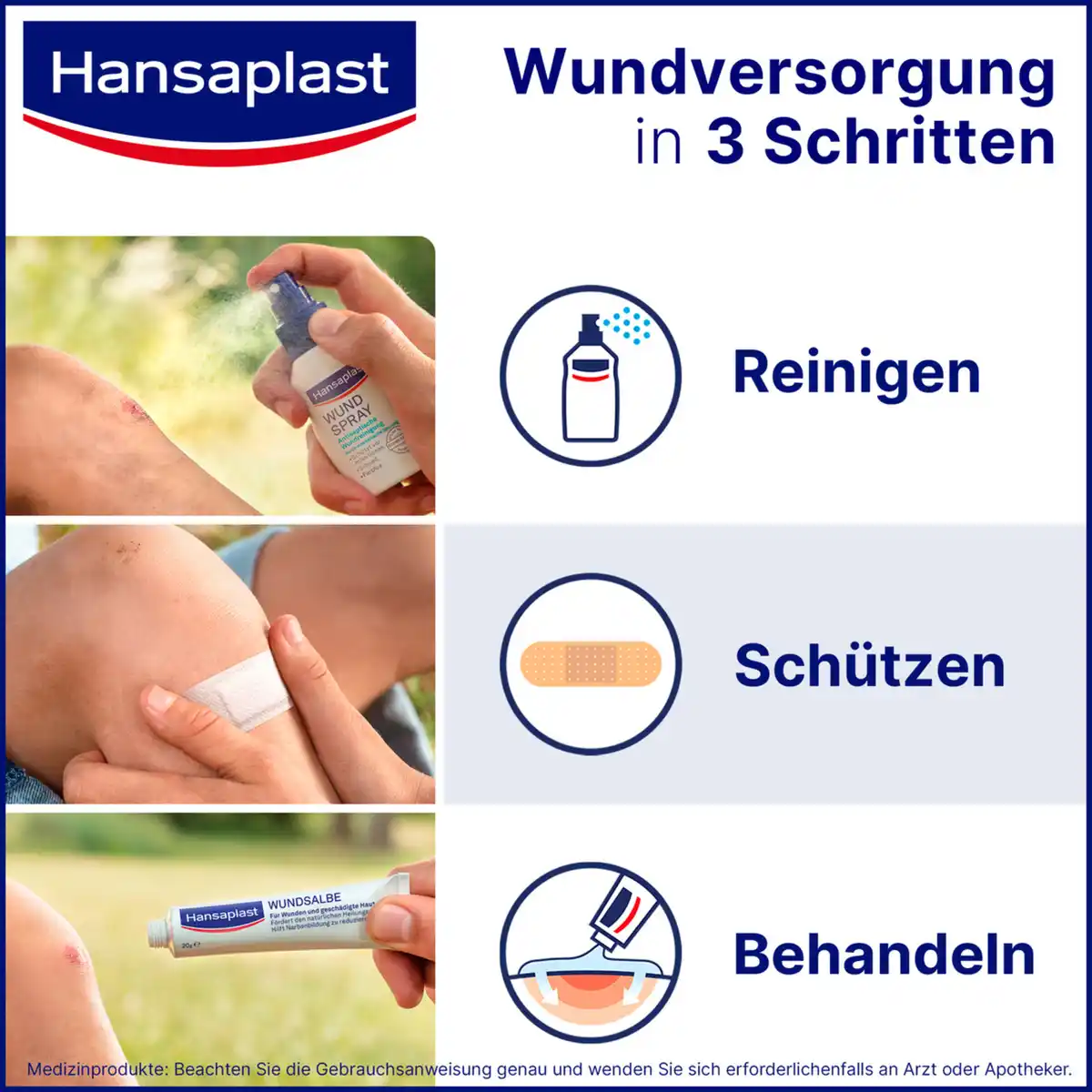 Bild 2 von Hansaplast Sensitive Pflaster 1m, 1 m 10 Abschnitte à 10 cm x 6 cm