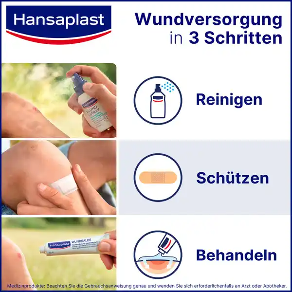 Bild 2 von Hansaplast Sensitive Pflaster 1m, 1 m 10 Abschnitte à 10 cm x 6 cm