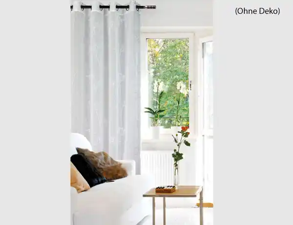 Bild 1 von Ösenschal Salerno Taupe/Weiß