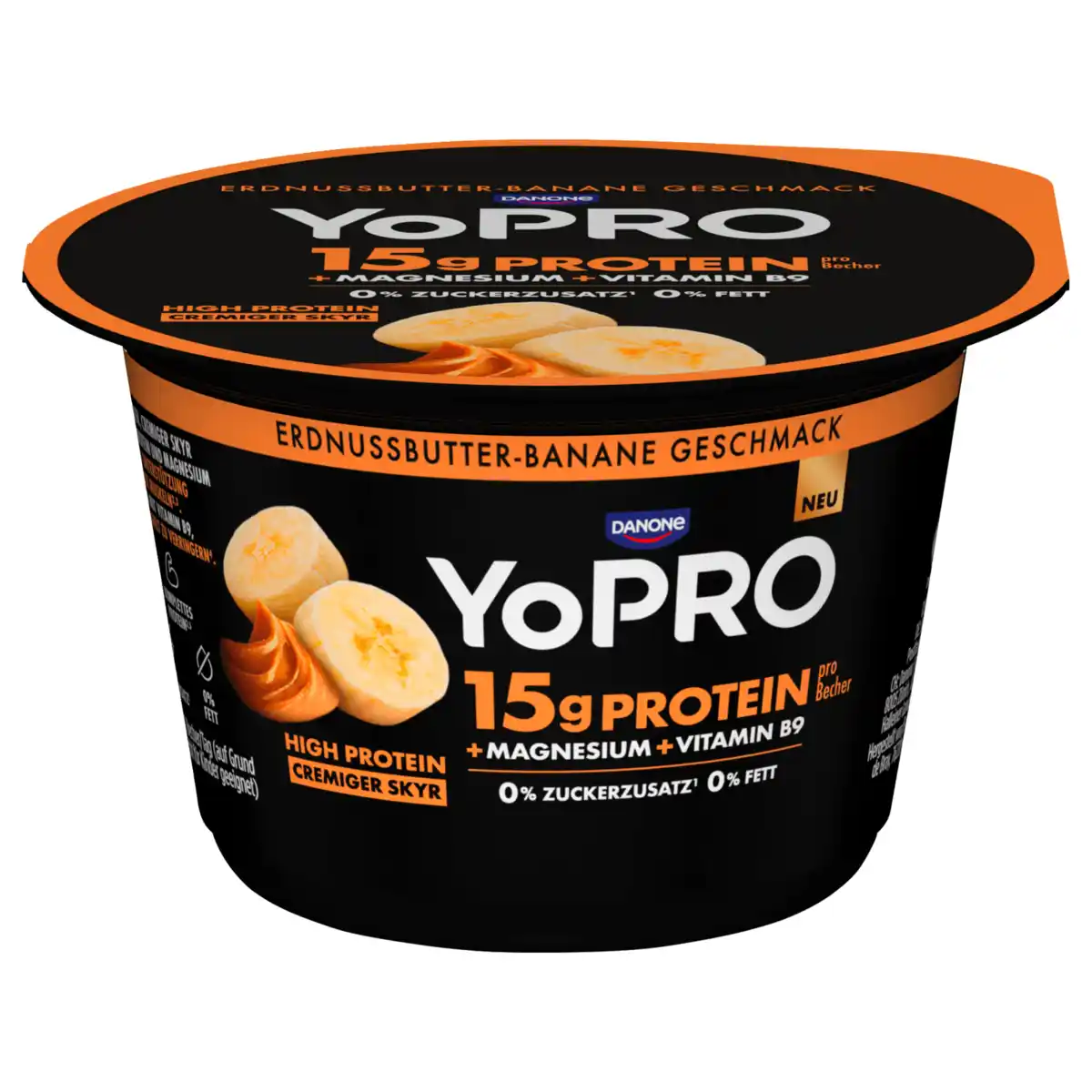 Bild 1 von YoPRO High Protein Skyr Erdnussbutter-Banane Geschmack 160g