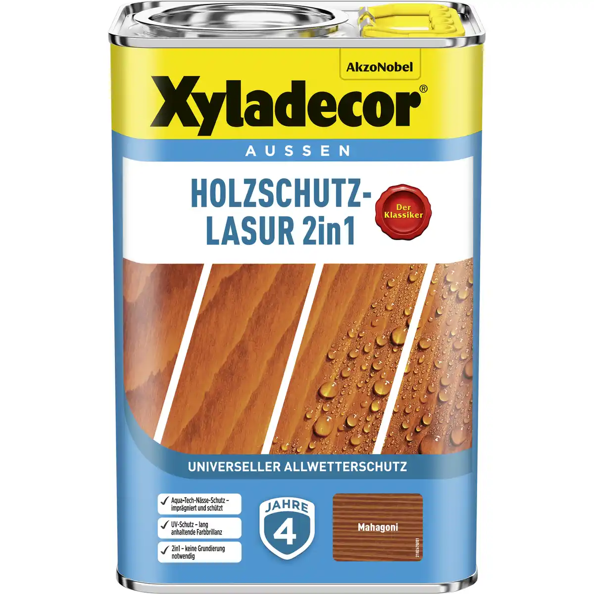 Bild 1 von Xyladecor 2in1 Holzschutzlasur mahagonifarben 4 l