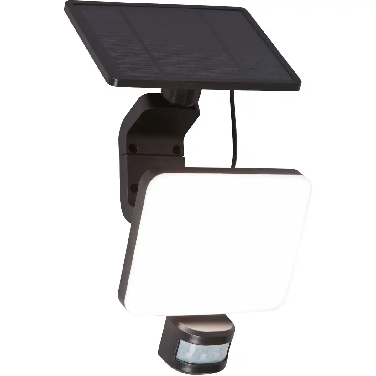 Bild 1 von toom LED-Solar-Wandleuchte 'Tokio' schwarz mit Bewegungsmelder