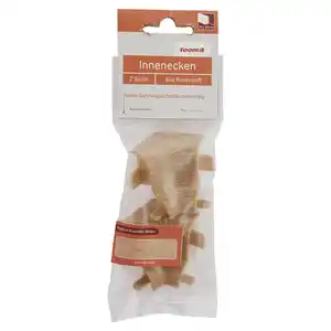 toom Innenecke für Sockelleiste Eiche gehobelt 34 x 40 mm, 2 Stück