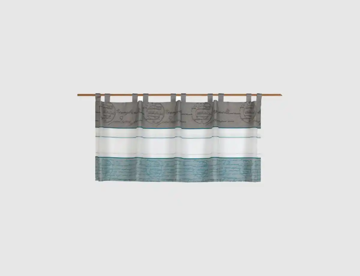 Bild 1 von Panneau Schlaufen grau/ türkis