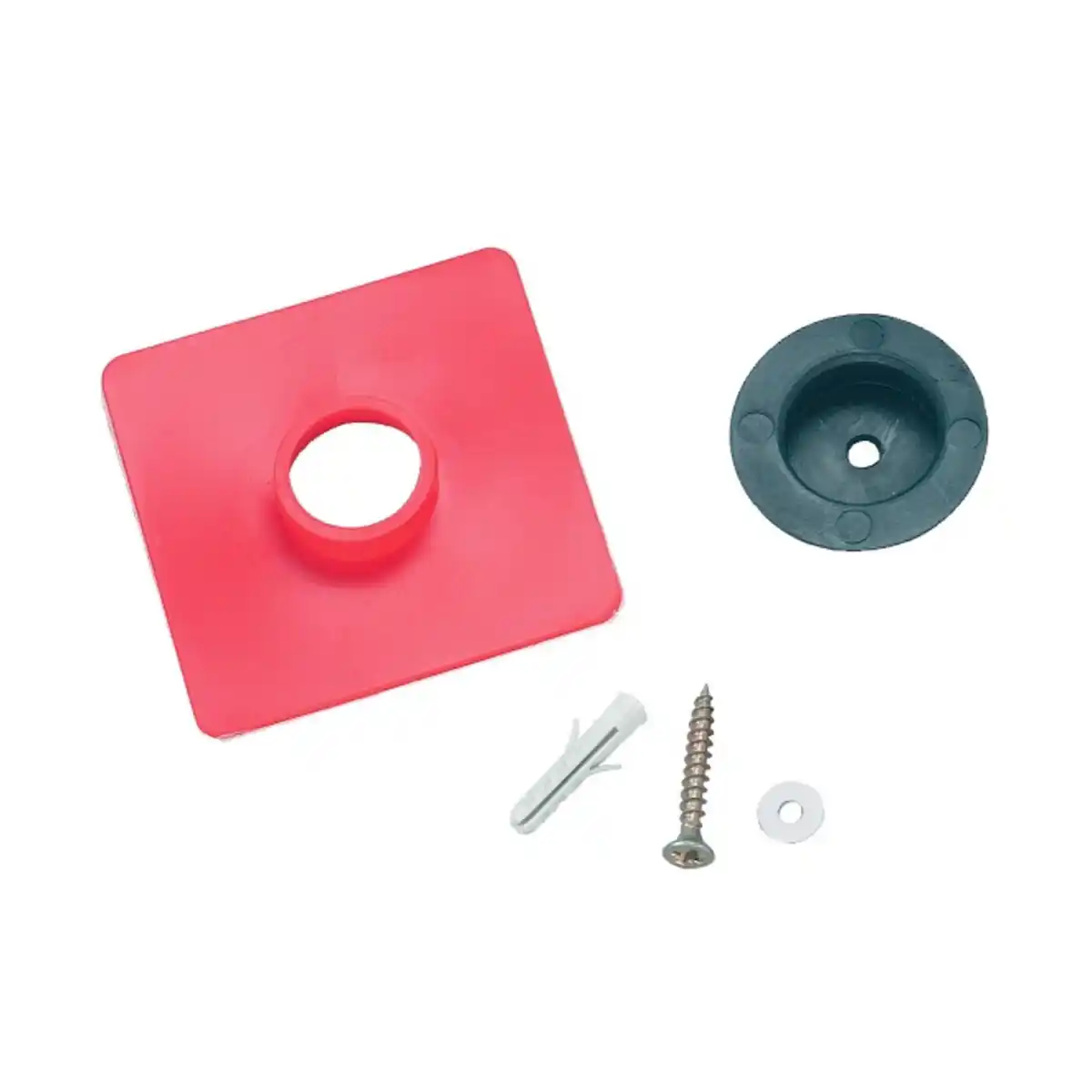 Bild 1 von Kristall Form Clip-On rot-schwarz 10 cm