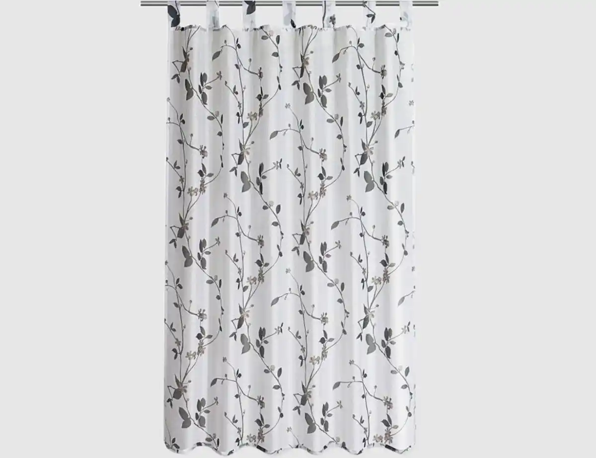 Bild 1 von Schlaufenschal Roma weiß/anthrazit