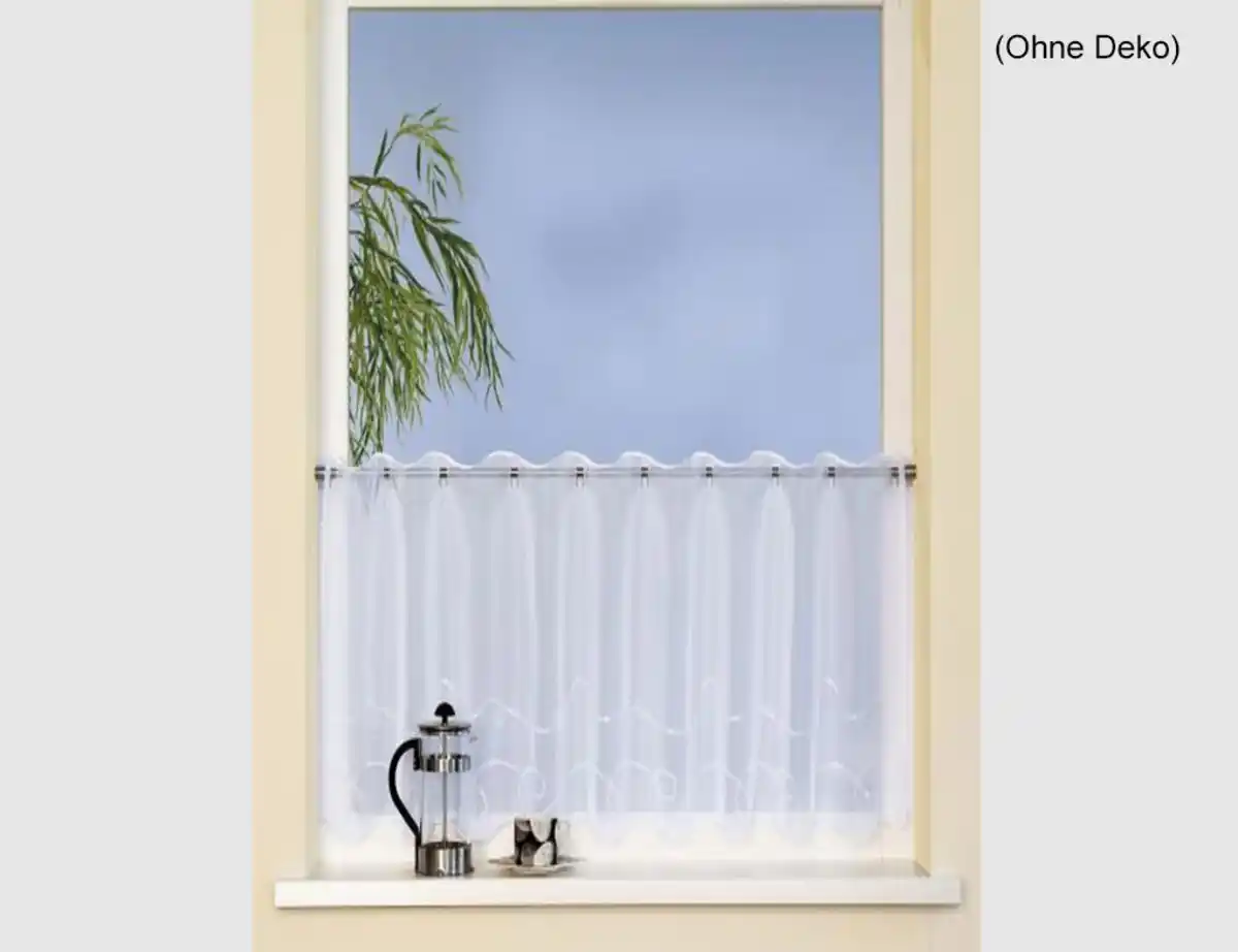 Bild 1 von Scheibengardine weiß