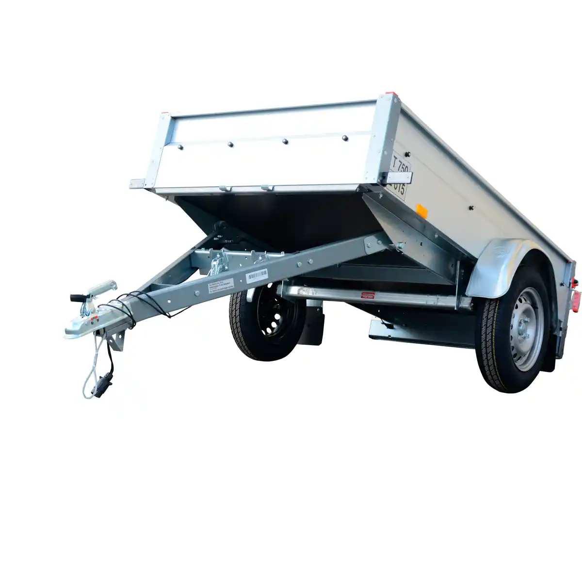 Bild 1 von Stema PKW-Anhänger 'Basic Plus 750' ungebremst 750 kg mit Hochspriegel und Kippdeichsel