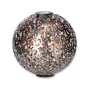 Bild 1 von toom LED-Solarkugel 'Antik' Ø 30 cm silberfarben
