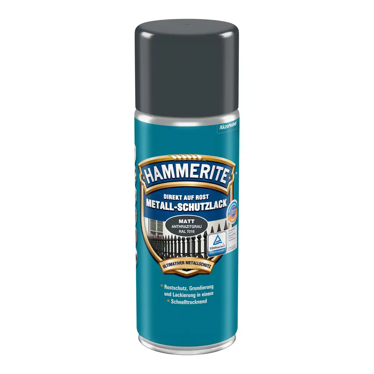 Bild 1 von Hammerite Metallschutzlack-Spray anthrazitgrau matt 400 ml