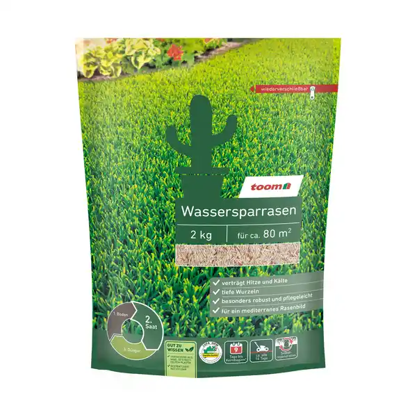 Bild 1 von toom Wassersparrasen 2 kg für ca. 80 m²