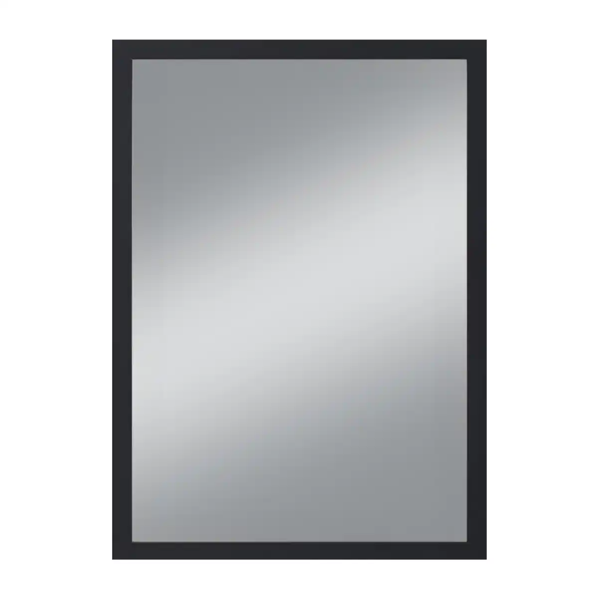 Bild 1 von Kristall Form Badspiegel 'Beach' schwarz 40 x 60 cm