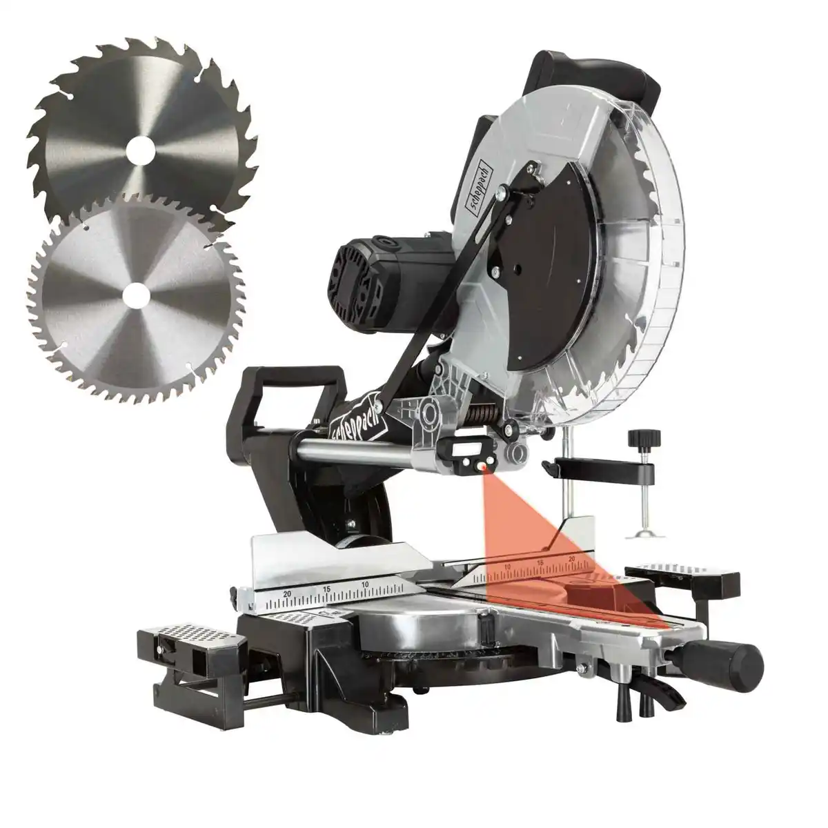 Bild 1 von Scheppach Kapp-, Zug- und Gehrungssäge 'MST305 Black Edition' 2000 W