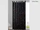 Bild 1 von Schlaufenschal Sterne schwarz silber