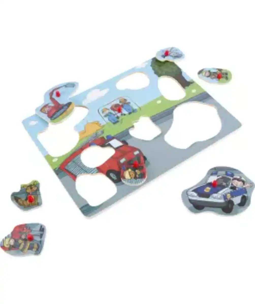 Bild 1 von Happy People Holzpuzzle, blau