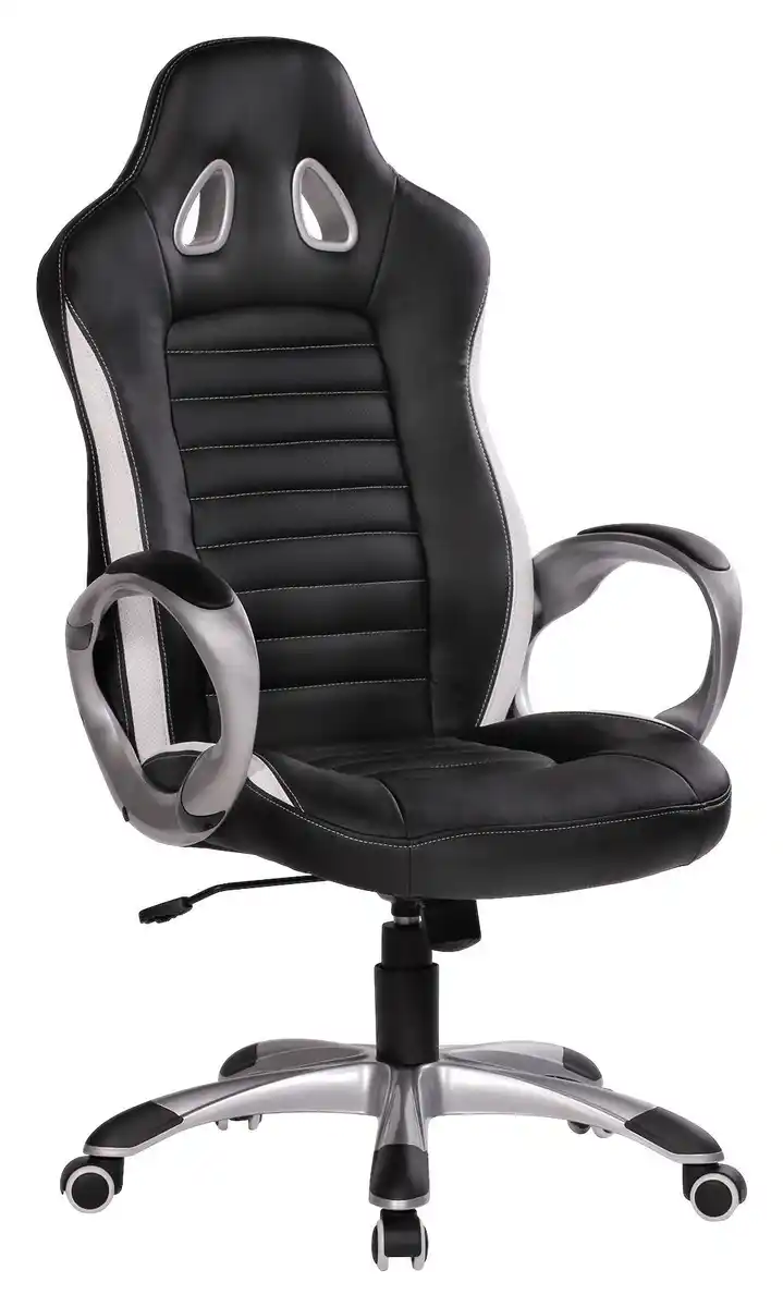 Bild 1 von Gamingstuhl SPM1.211 ca. 66x122x67 cm Schwarz, Schwarz