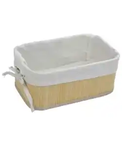 Aufbewahrungsbox Bambus, naturfarben