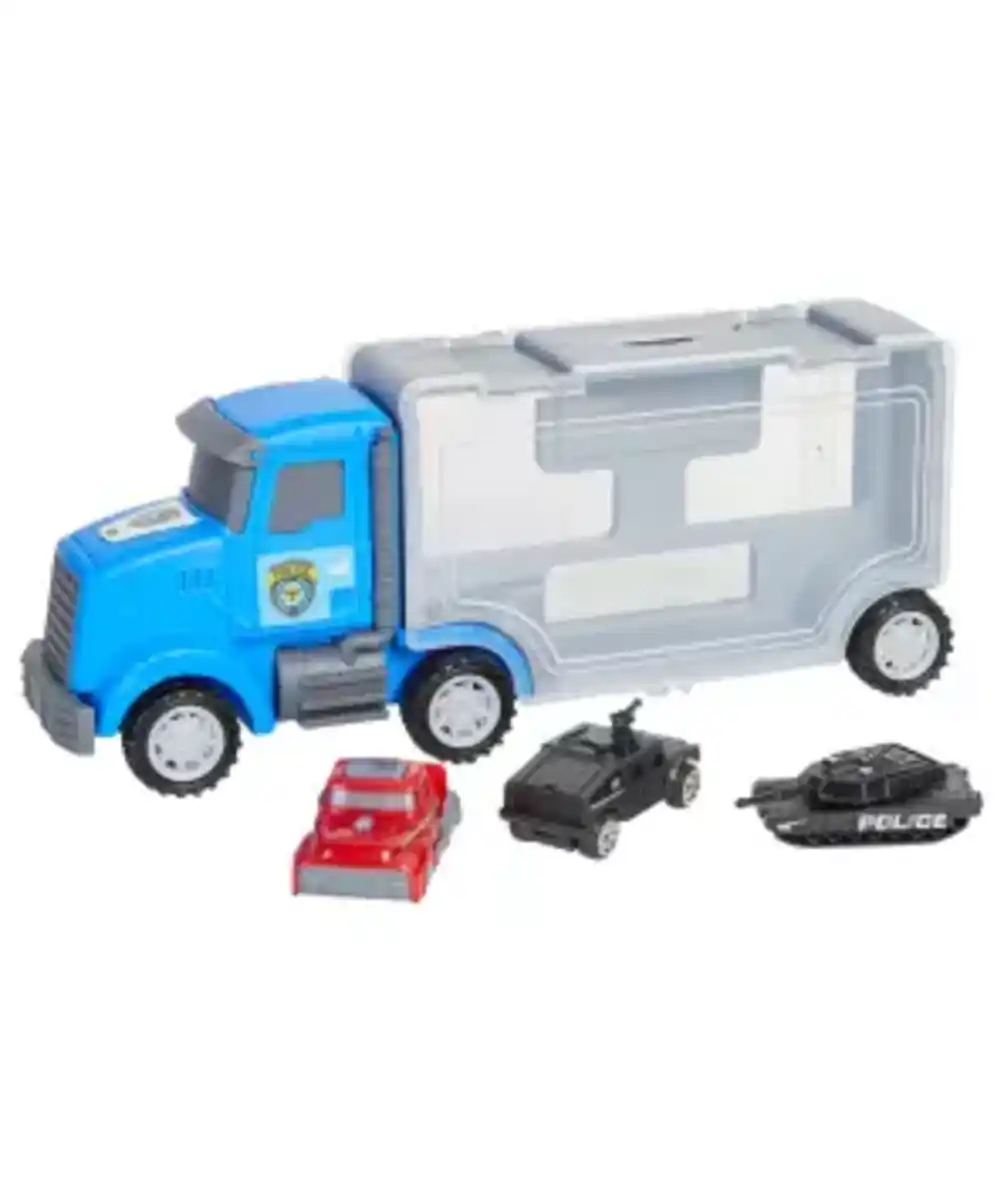 Bild 1 von Spielzeug-LKW mit Autos, blau