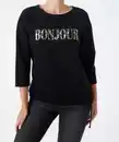 Bild 1 von Shirt mit Struktur, schwarz