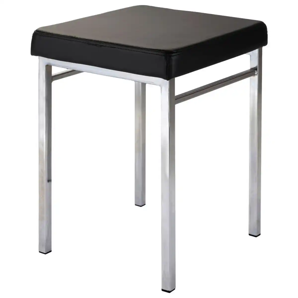 Bild 1 von Xxxl Badhocker, Schwarz, Chrom, Metall, Textil, 36x47x34 cm, Made in Germany, Badaccessoires, Duschzubehör, Badhocker